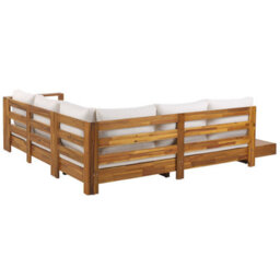 Beliani Outdoor Cushion Cover Set Marettimo Off-White - thumbnail 7