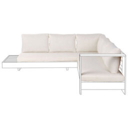 Beliani Outdoor Cushion Cover Set Marettimo Off-White - thumbnail 1