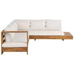 Beliani Outdoor Cushion Cover Set Marettimo Off-White - thumbnail 5