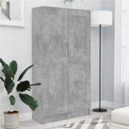 Vidaxl Book Cabinet Concrete Grey 82.5X30.5X150 Cm Engineered Wood - thumbnail 1