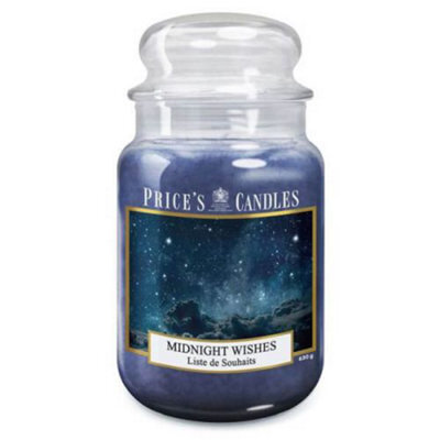 Price's Candles Prices Fragrance Collection Midnight Wishes Large Jar Candle