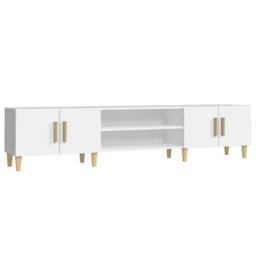 Walplus Tv Cabinet White 180X31.5X40 Cm Engineered Wood - thumbnail 2