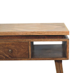 Artisan Furniture 1 Drawer Classic Grey Granary Coffee Table - thumbnail 4