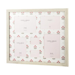 Laura Ashley Harthill Daisies Photo Frame Matt White And Multi Coloured - thumbnail 1