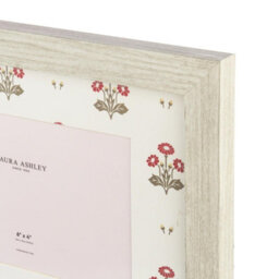 Laura Ashley Harthill Daisies Photo Frame Matt White And Multi Coloured - thumbnail 2