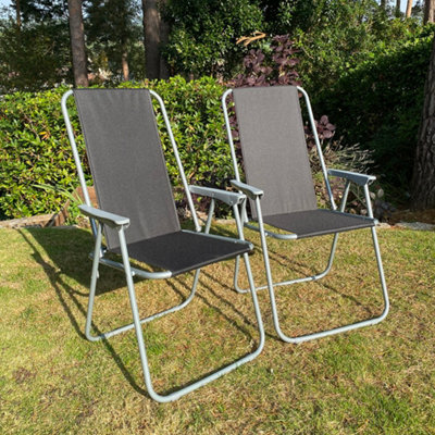 Selections Set Of 2 Replacement Folding Garden Furniture Set Patio Chairs - image 1
