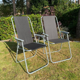 Selections Set Of 2 Replacement Folding Garden Furniture Set Patio Chairs - thumbnail 4