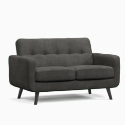 Furnishings For Less UK Kendal Fixed Back Graphite 3 Piece Sofa Suite 2 Seater And 2 Armchairs - thumbnail 1