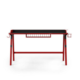 Alphason Fuego Gaming Desk In Black / Red - thumbnail 2