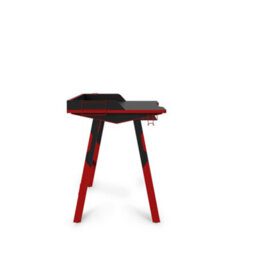 Alphason Fuego Gaming Desk In Black / Red - thumbnail 3