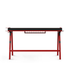 Alphason Fuego Gaming Desk In Black / Red - thumbnail 4