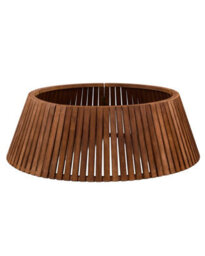 Werchristmas 72 Cm Brown Wooden Christmas Tree Collar - thumbnail 1