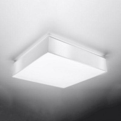 Sollux Lighting Horus Polyvinyl Chloride (Pvc) White 3 Light Classic Ceiling Light - image 1