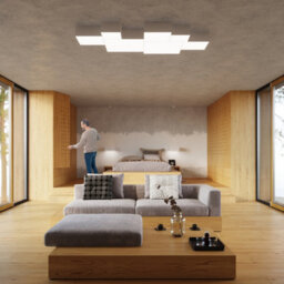 Sollux Lighting Horus Polyvinyl Chloride (Pvc) White 3 Light Classic Ceiling Light - thumbnail 6