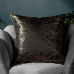 Wylder Seymour Metallic Jacquard Piped Feather Filled Cushion - thumbnail 4