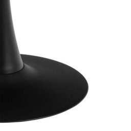 Furniture To Go Malta Ceramic Round Dining Table Brown/black 90X75 Cm - thumbnail 3