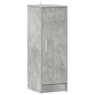 Berkfield Durable Shoe Cabinet Concrete Grey 32X35X92 Cm Engineered Wood - image 1