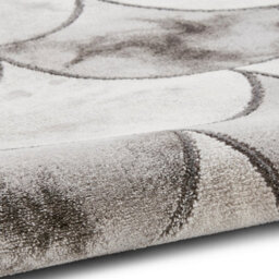 Grey Silver Abstract Optical/ (3D) Easy To Clean Rug For Bedroom & Living Room-120Cm X 170Cm - thumbnail 6