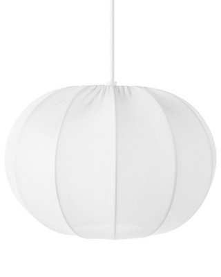 Wyld And Coco Elegant Hanging Pendant Lamp White Nylon Shade Modern Design For Living Room And Bedroom Lighting - image 1