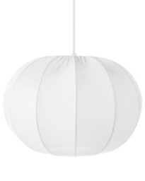 Wyld And Coco Elegant Hanging Pendant Lamp White Nylon Shade Modern Design For Living Room And Bedroom Lighting - thumbnail 1