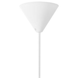 Wyld And Coco Elegant Hanging Pendant Lamp White Nylon Shade Modern Design For Living Room And Bedroom Lighting - thumbnail 7