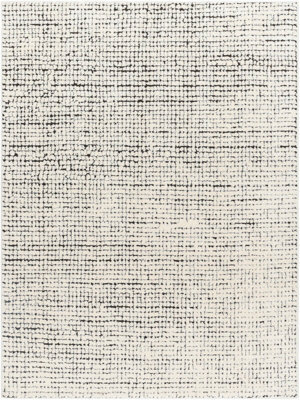 Livabliss Freud-Modern Ivory Black High Pile Living Dining Bedroom Rug 160 X 213 Cm Easy Care, Non Shedding - image 1