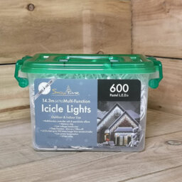 Samuel Alexander 600 Led Multifunction Pastel Icicle Indoor Outdoor Christmas Lights - thumbnail 5