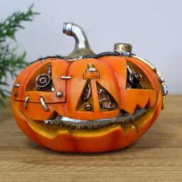 Gifts Direct 2 U Steampunk Halloween Pumpkin Ornament - thumbnail 4