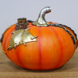 Gifts Direct 2 U Steampunk Halloween Pumpkin Ornament - thumbnail 3