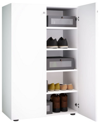 Vcm Xl Wood Large Shoe Cabinet Lona 5 - image 1