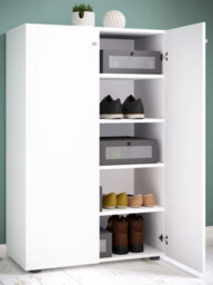 Vcm Xl Wood Large Shoe Cabinet Lona 5 - thumbnail 3