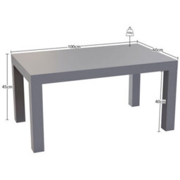 Lassic Vida Designs Beeston Coffee Table, Grey - thumbnail 8