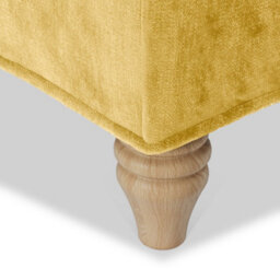 Alfie Gold Right Hand Corner Sofa For Living Room - Fully Assembled By Roseland Furniture - thumbnail 4