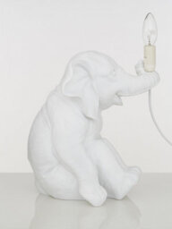 Orsina Elephant Table Lamp With Handheld Bulb Socket, Novelty Animal Bedside Light, Fun Sitting Lamp On A Table - thumbnail 3