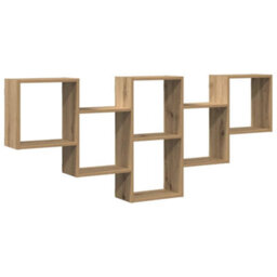 Walplus Wall Shelf Artisian Oak 159X18X66 Cm Engineered Wood - thumbnail 2