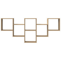 Walplus Wall Shelf Artisian Oak 159X18X66 Cm Engineered Wood - thumbnail 4