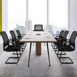 Costway Meeting Office Chairs Mid-Back Mesh Reception Chair W/ Adjustable Lumbar Support - thumbnail 5