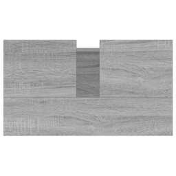 Berkfield Industrial Bathroom Cabinet Grey Sonoma 58X33X60 Cm Engineered Wood - thumbnail 8