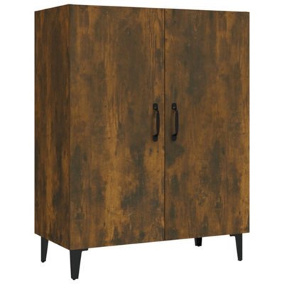 Berkfield Classic Sideboard Smoked Oak 70X34X90 Cm Engineered Wood - image 1