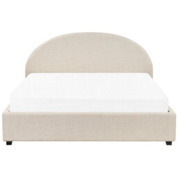 Beliani Ottoman Bed Fabric Vaucluse 180 X 200 Cm (Eu Super King) Sand Beige - thumbnail 7
