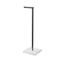 GoodHome Elland Matt Marble Effect Freestanding Toilet Roll Holder Stand (H)685mm (W)200mm - thumbnail 1
