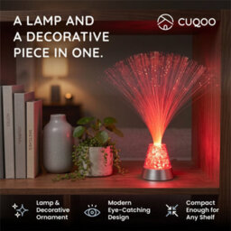 Cuqoo Fibre Optic Mood Lamp Led Colour Changing Mood Light For Bedroom - thumbnail 3