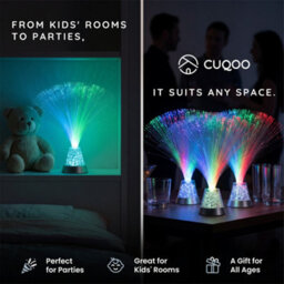Cuqoo Fibre Optic Mood Lamp Led Colour Changing Mood Light For Bedroom - thumbnail 4