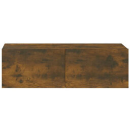 Berkfield 4 Piece Tv Cabinet Set Smoked Oak Engineered Wood - thumbnail 6
