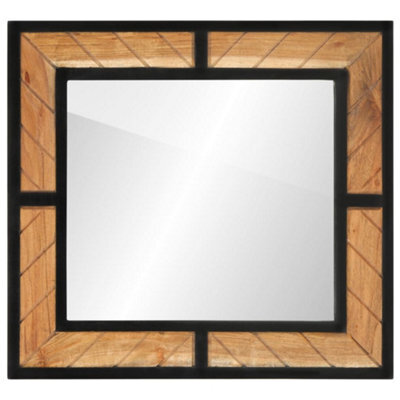 Berkfield Bathroom Mirror 60X1X55 Cm Solid Wood Acacia - image 1