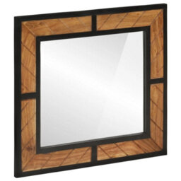 Berkfield Bathroom Mirror 60X1X55 Cm Solid Wood Acacia - thumbnail 2