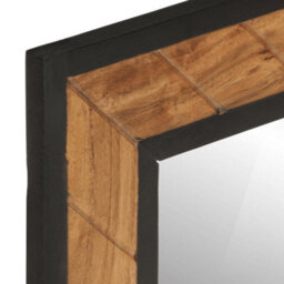 Berkfield Bathroom Mirror 60X1X55 Cm Solid Wood Acacia - thumbnail 4