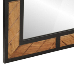 Berkfield Bathroom Mirror 60X1X55 Cm Solid Wood Acacia - thumbnail 5