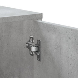 Berkfield Corner Cabinet Concrete Grey 200X40X45 Cm Engineered Wood - thumbnail 9