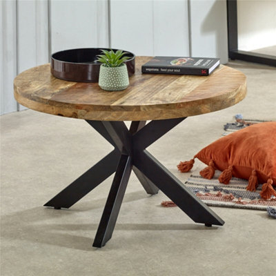 Worcester Belgravia Solid Wood Coffee Table With Metal Spider Legs - image 1
